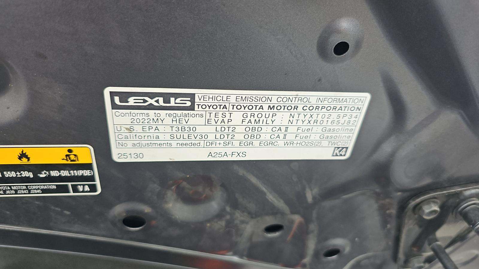 2022 Lexus NX NX 350h AWD