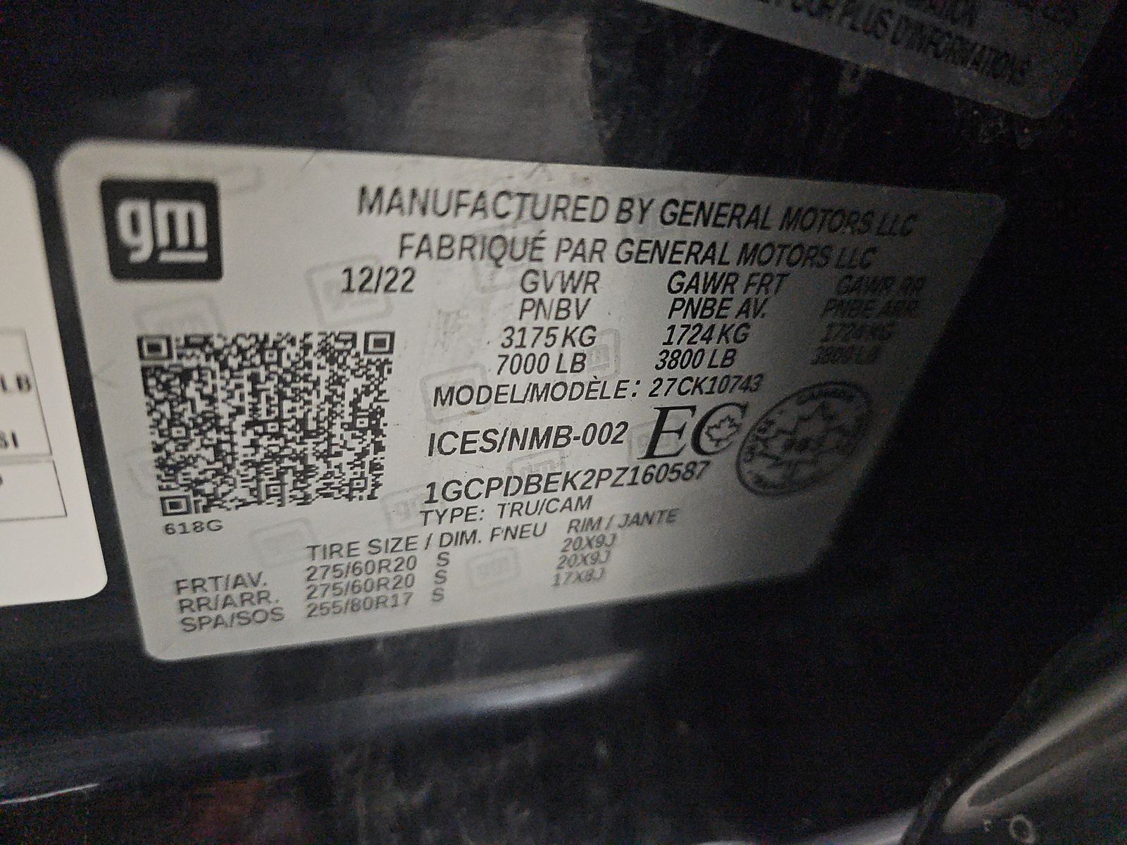 2023 Chevrolet Silverado 1500 Custom AWD