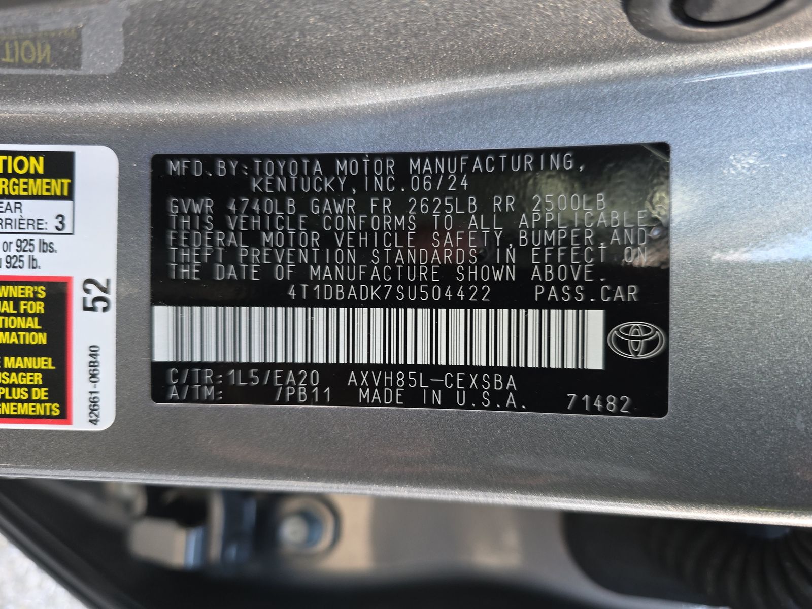 2025 Toyota Camry SE AWD