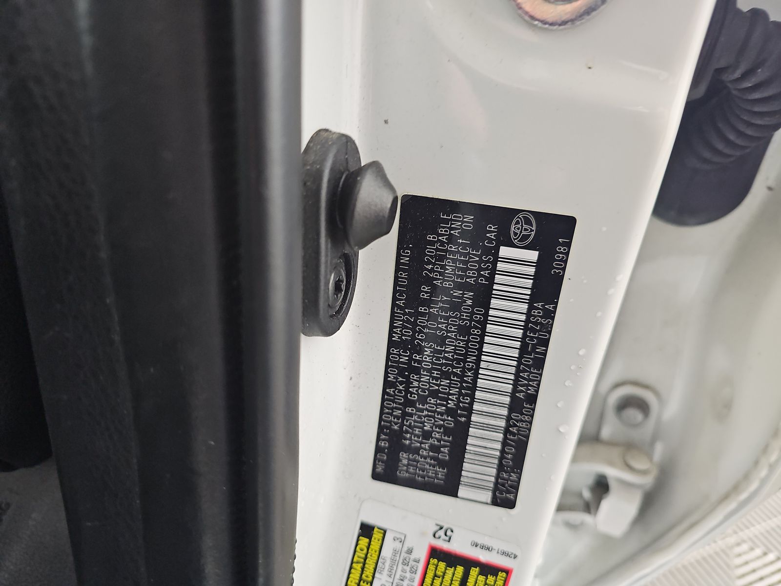 2022 Toyota Camry SE FWD