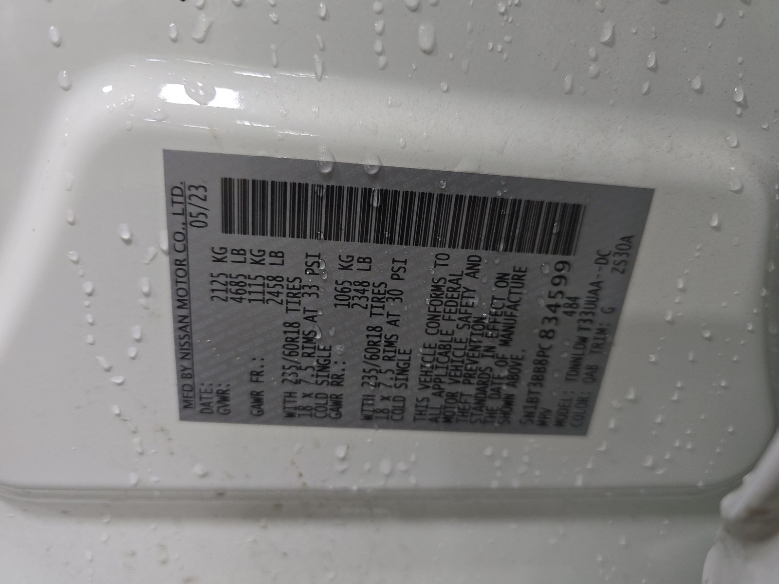 2023 Nissan Rogue SV AWD