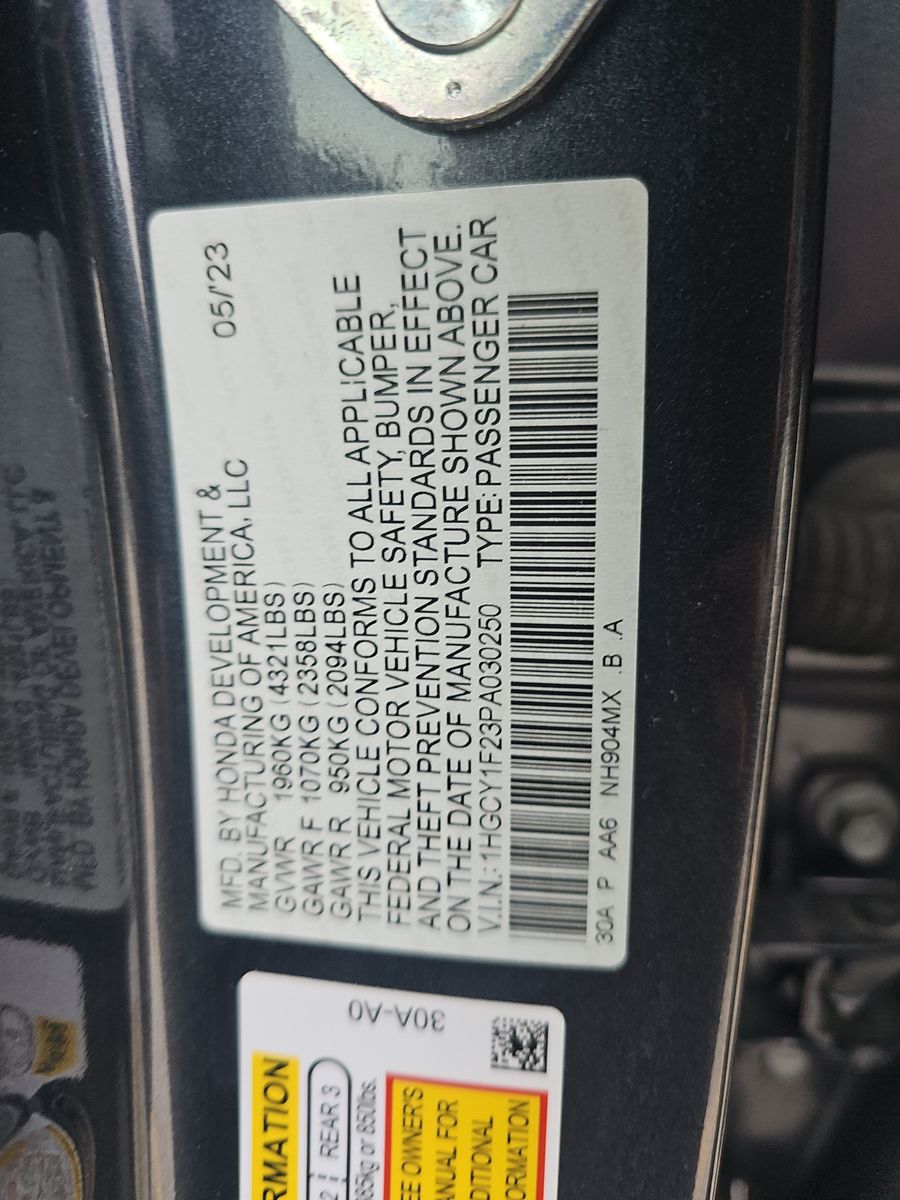 2023 Honda Accord LX FWD