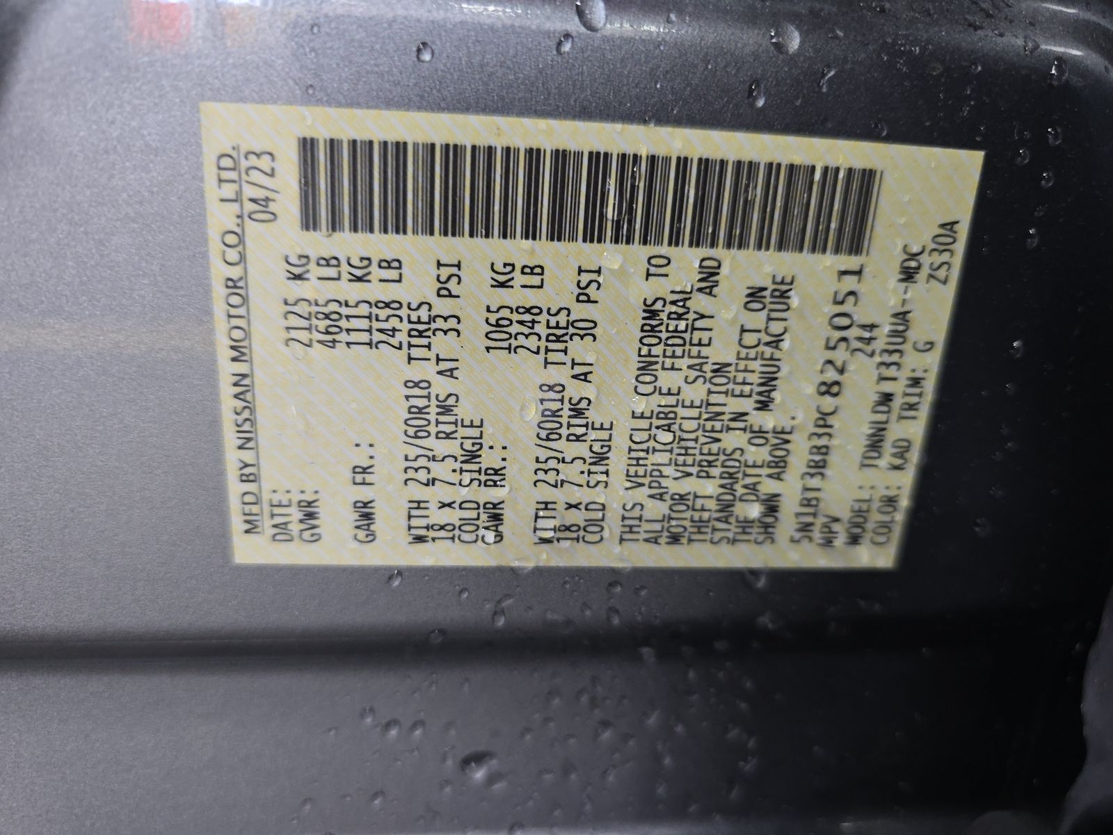 2023 Nissan Rogue SV AWD