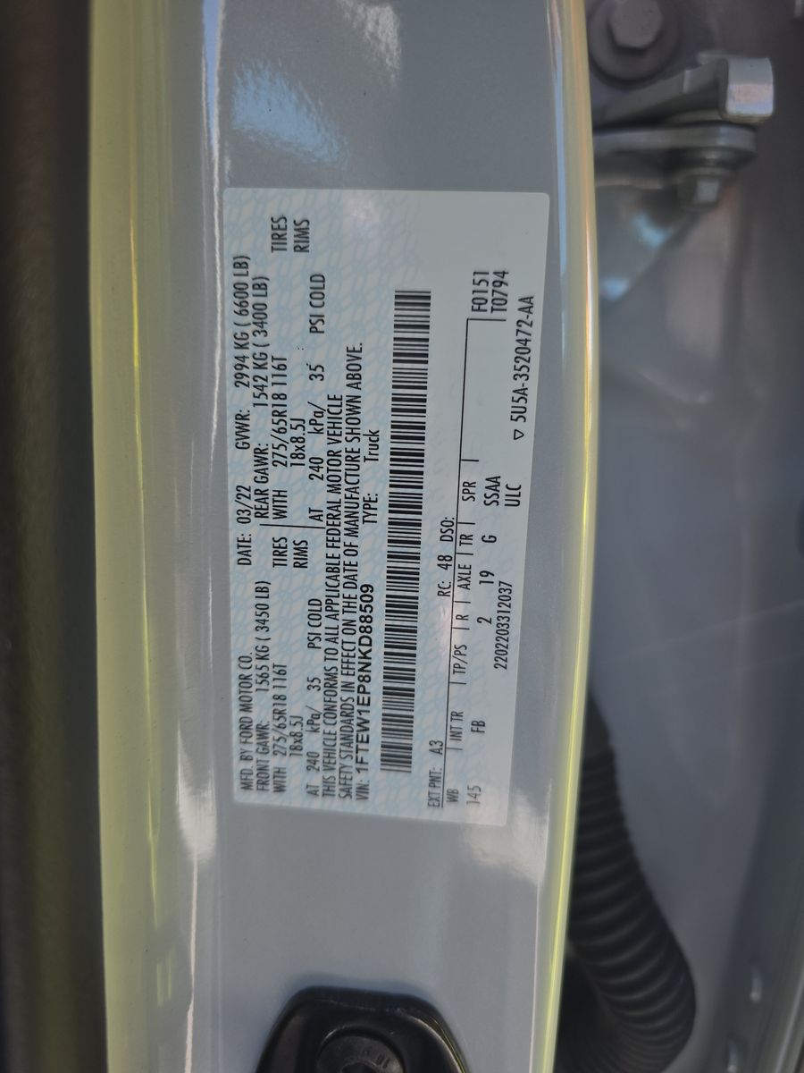 2022 Ford F-150 XLT AWD