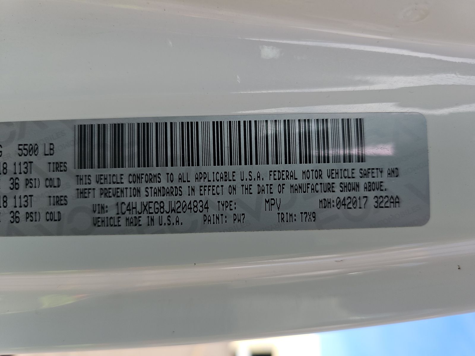 2018 Jeep Wrangler Unlimited Sahara AWD