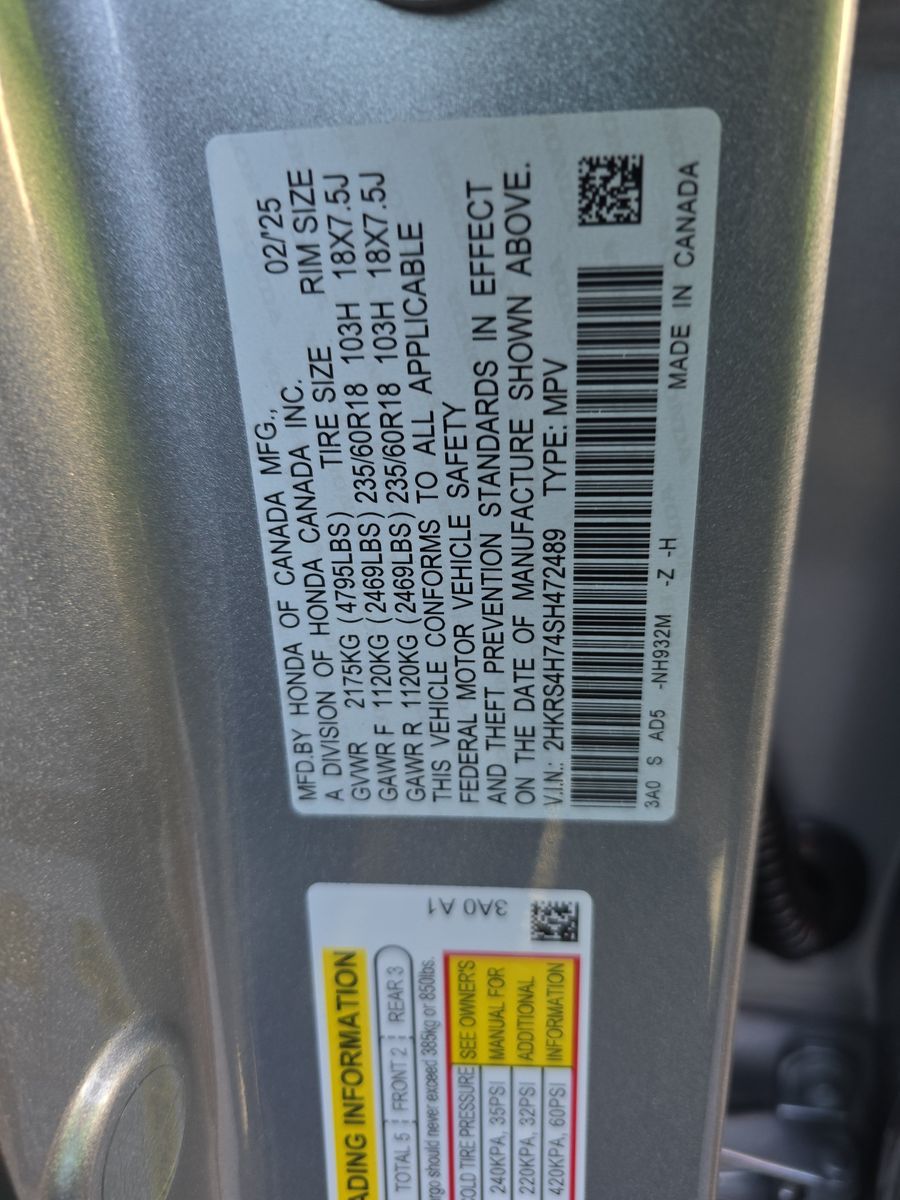 2025 Honda CR-V EX-L AWD