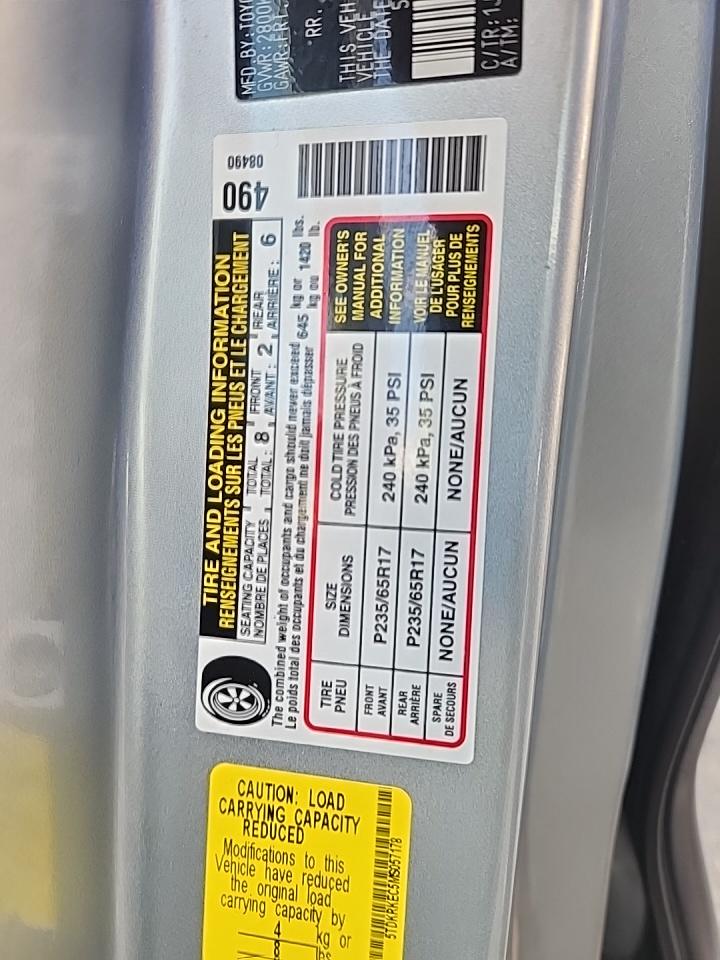 2021 Toyota Sienna LE FWD