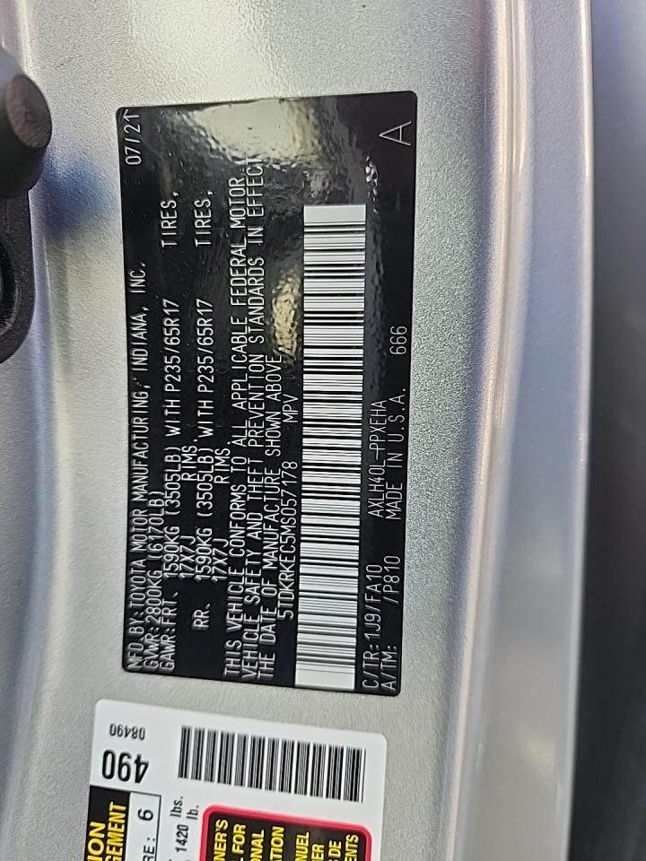 2021 Toyota Sienna LE FWD