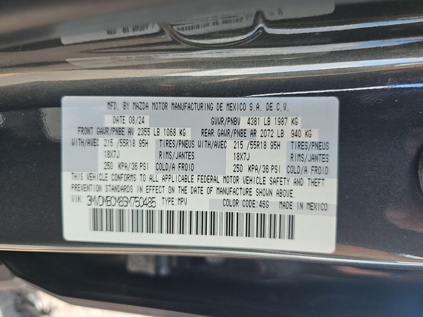 2025 MAZDA CX-30 2.5 S Preferred Package AWD