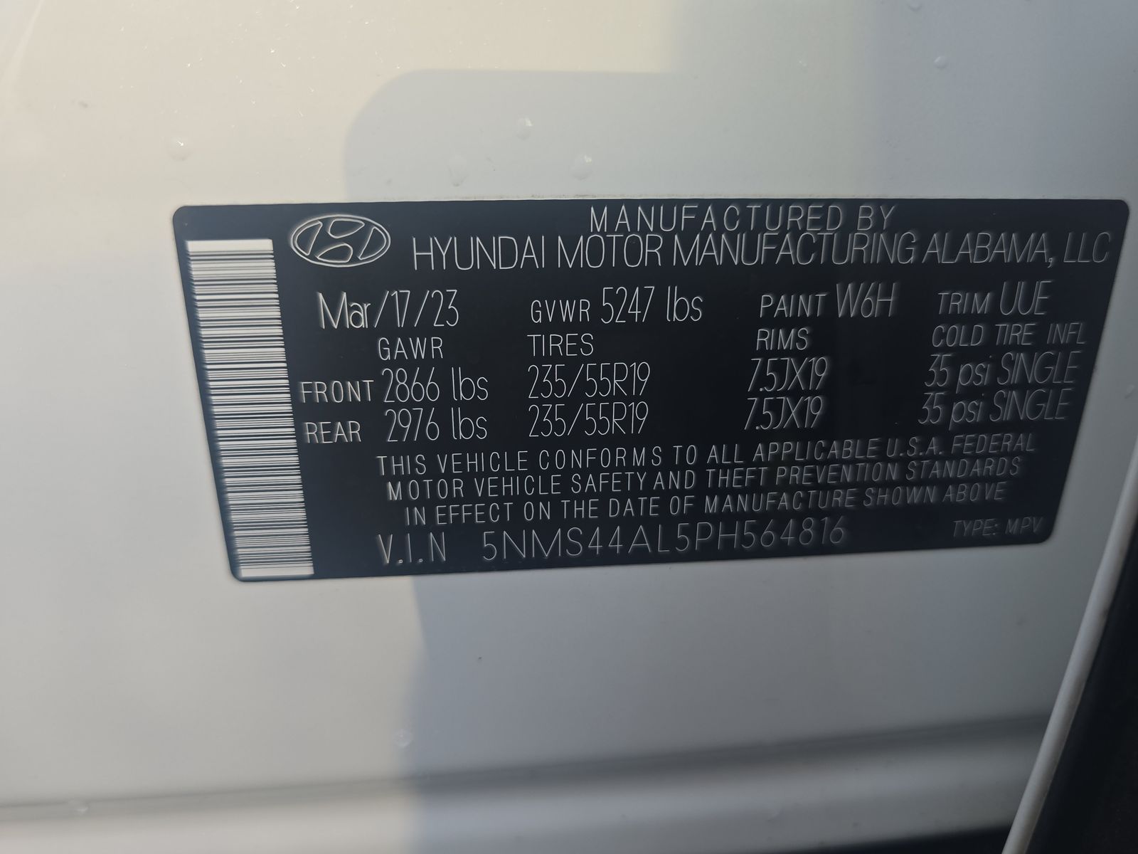 2023 Hyundai Santa Fe Limited FWD