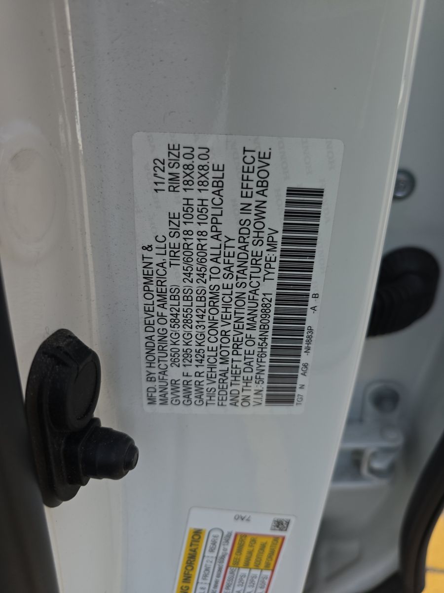 2022 Honda Pilot EX-L AWD