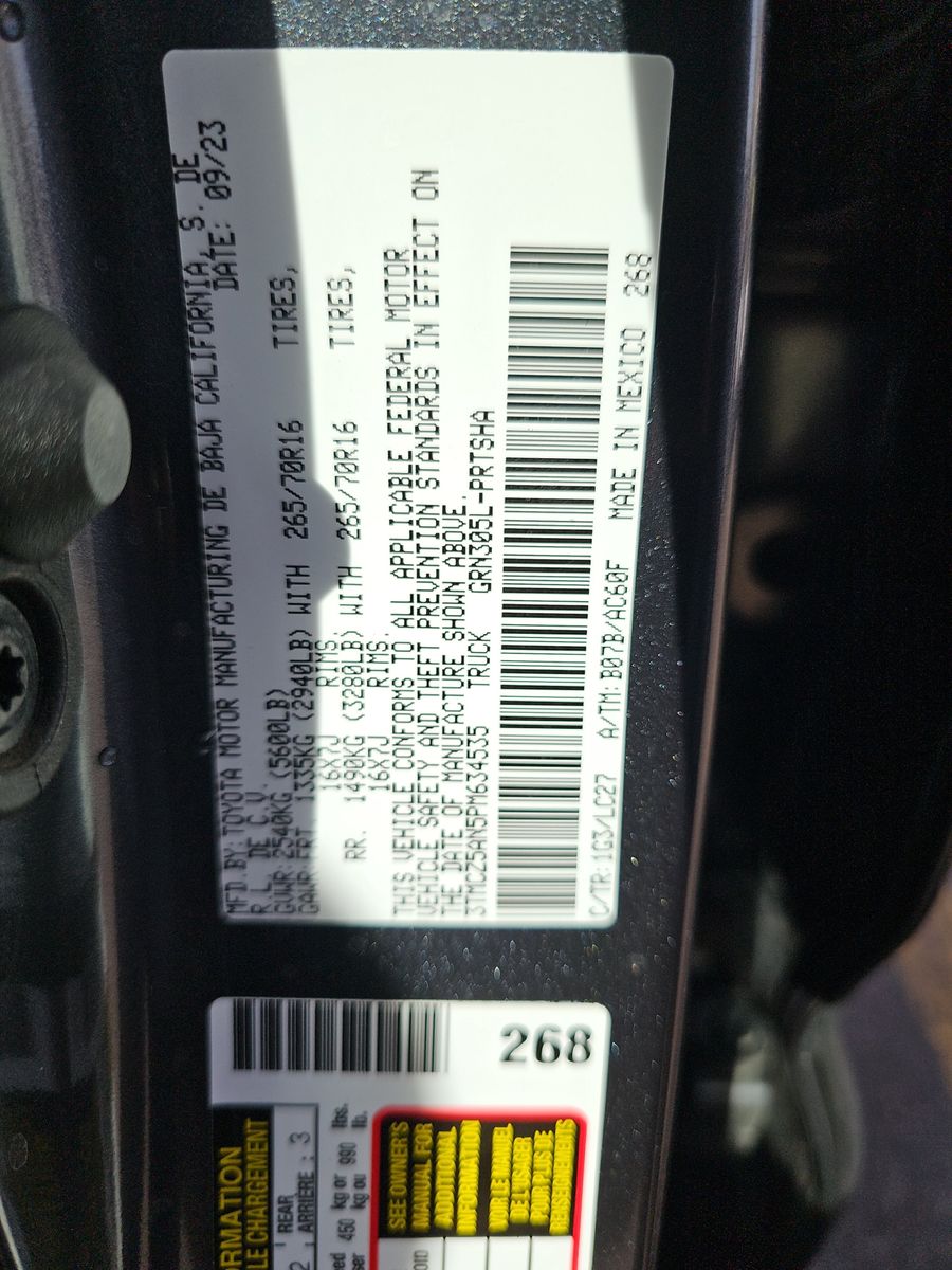 2023 Toyota Tacoma TRD Off-Road AWD