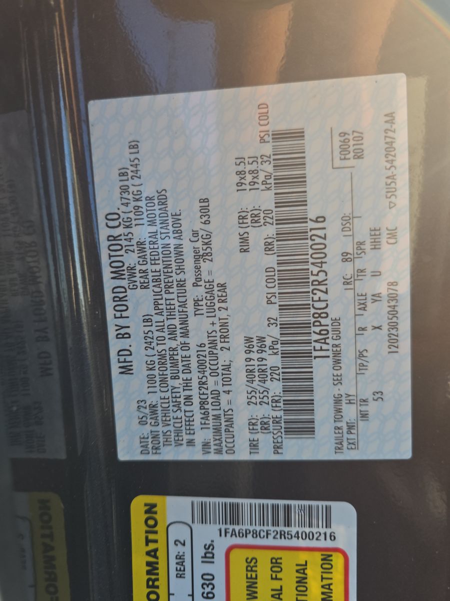 2024 Ford Mustang GT Premium FWD