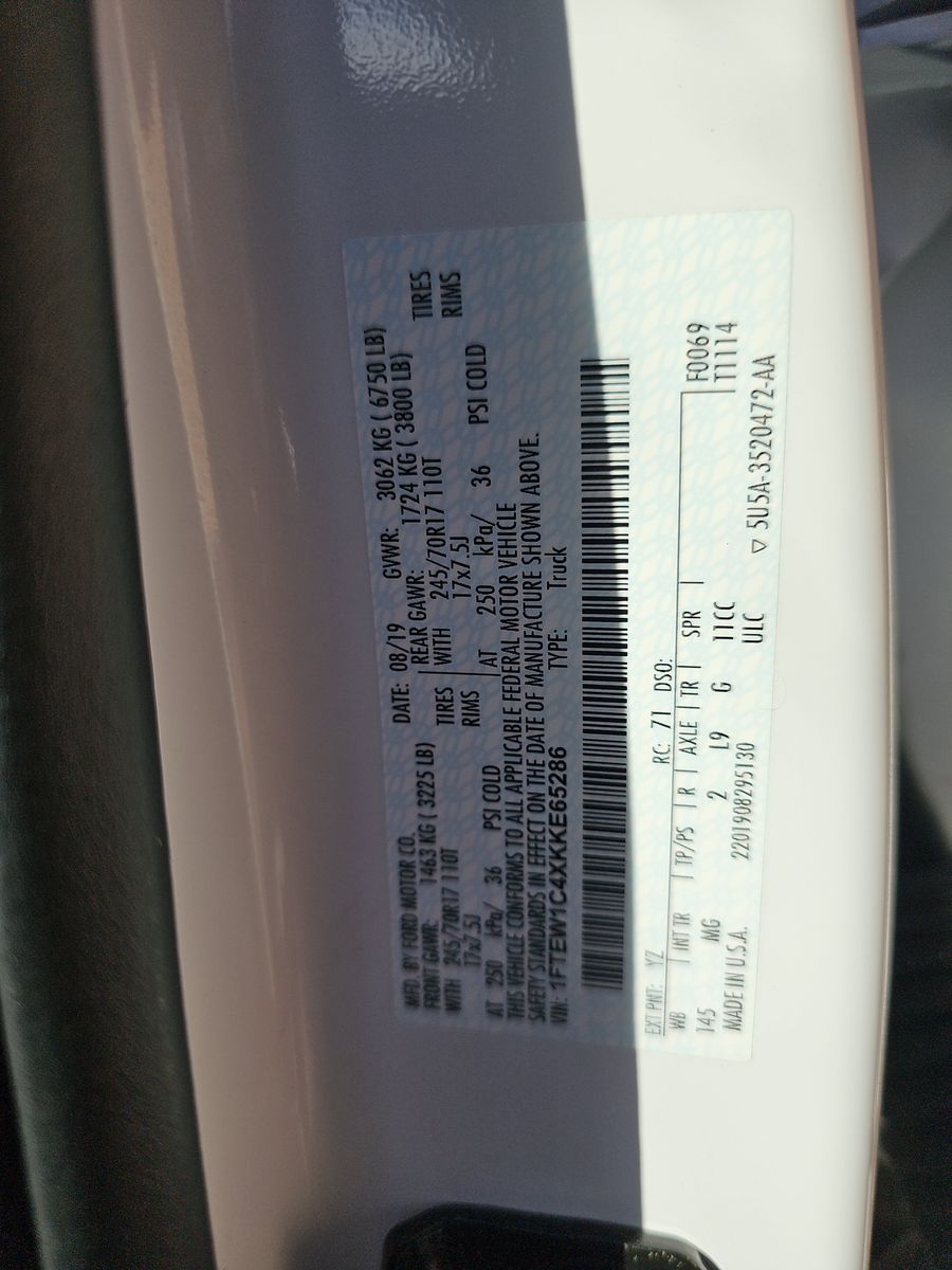 2019 Ford F-150 XLT RWD