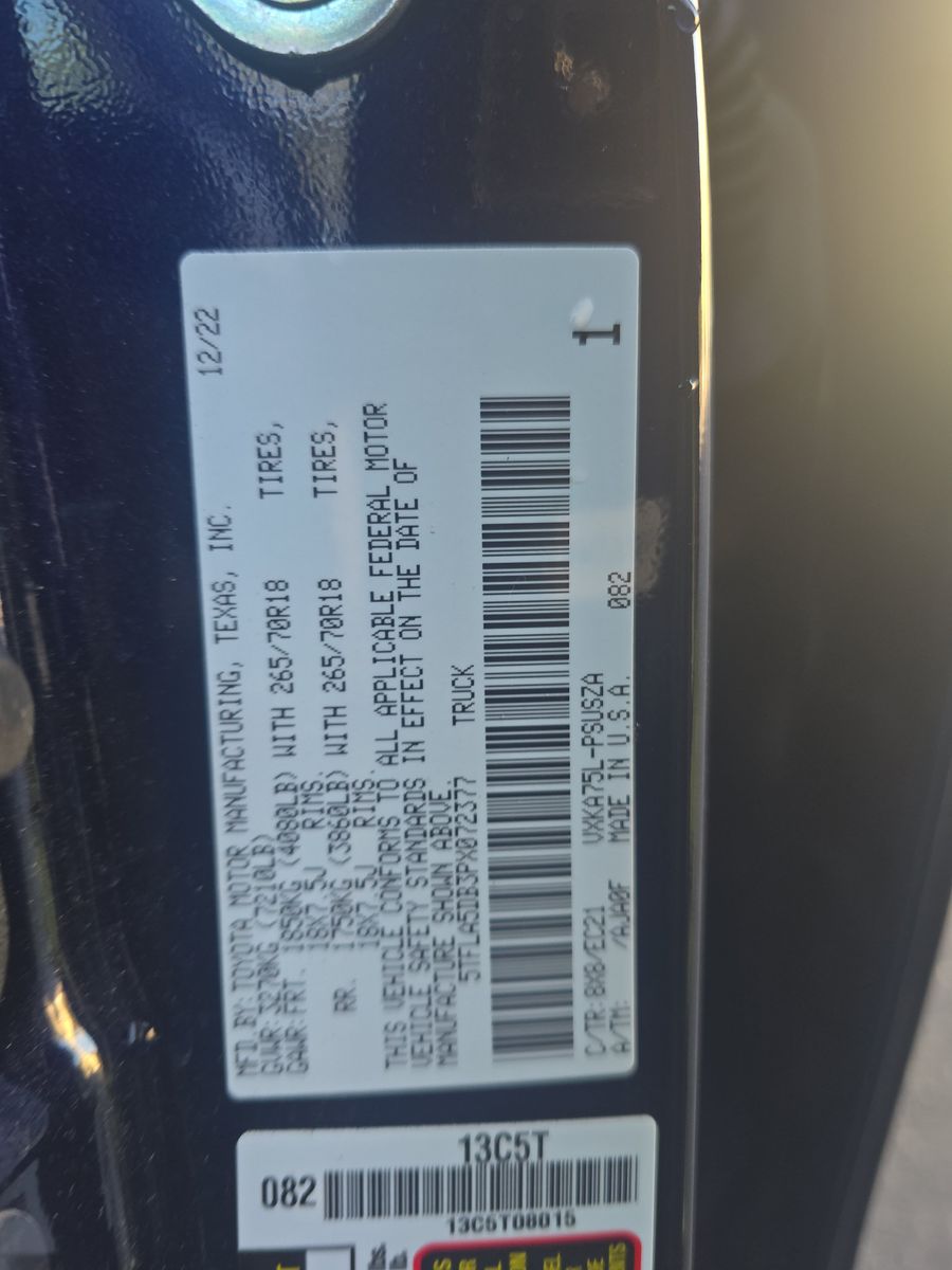 2023 Toyota Tundra SR5 AWD