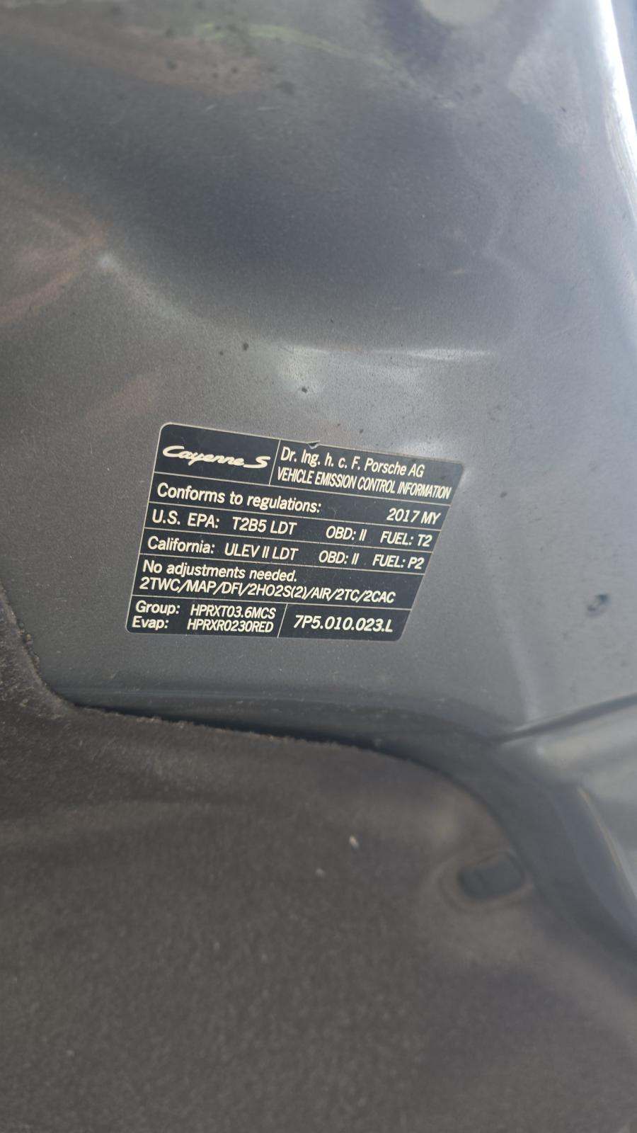 2017 Porsche Cayenne S AWD