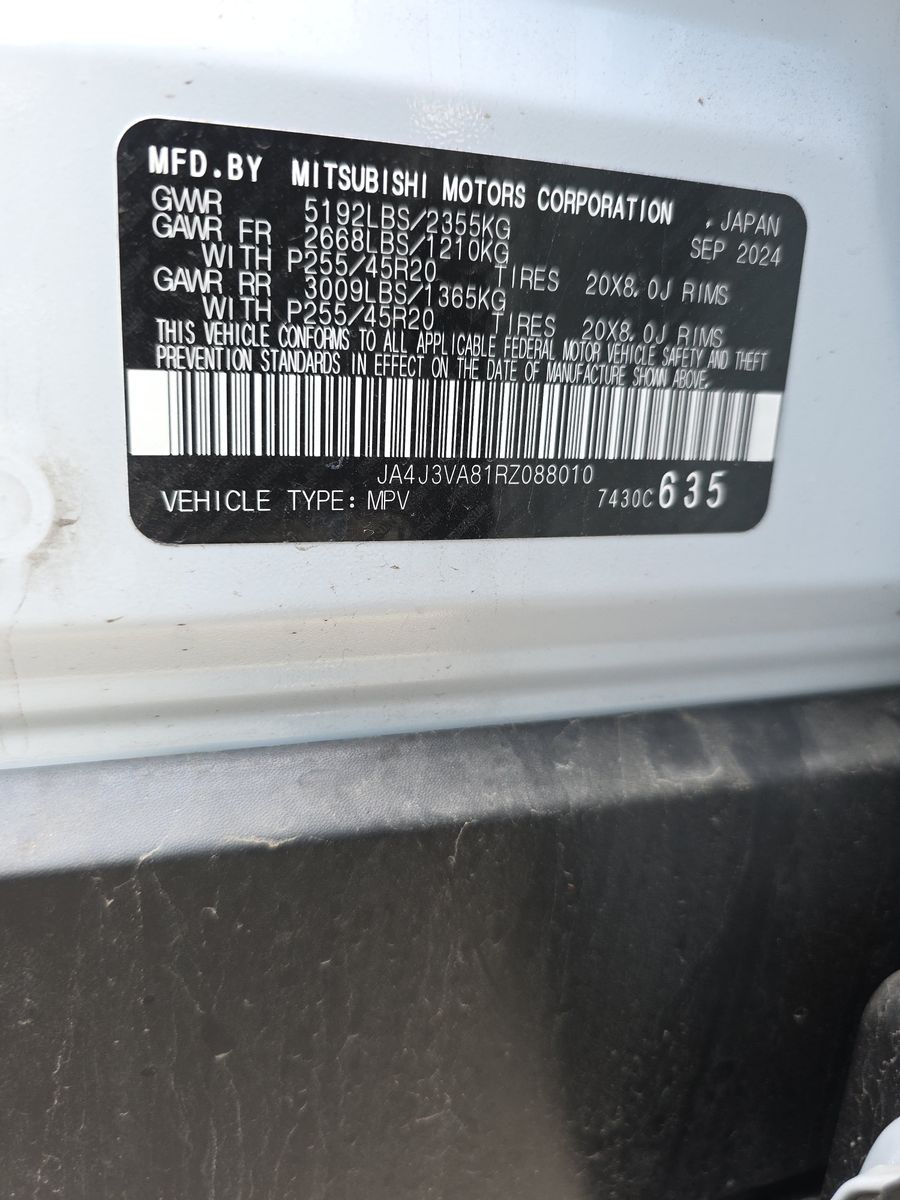 2024 Mitsubishi Outlander SE Black Edition FWD