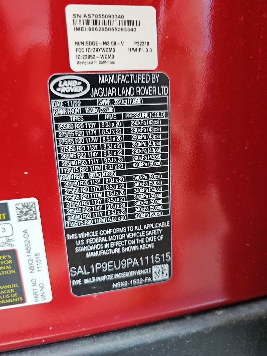 2023 Land Rover Range Rover Sport SE AWD