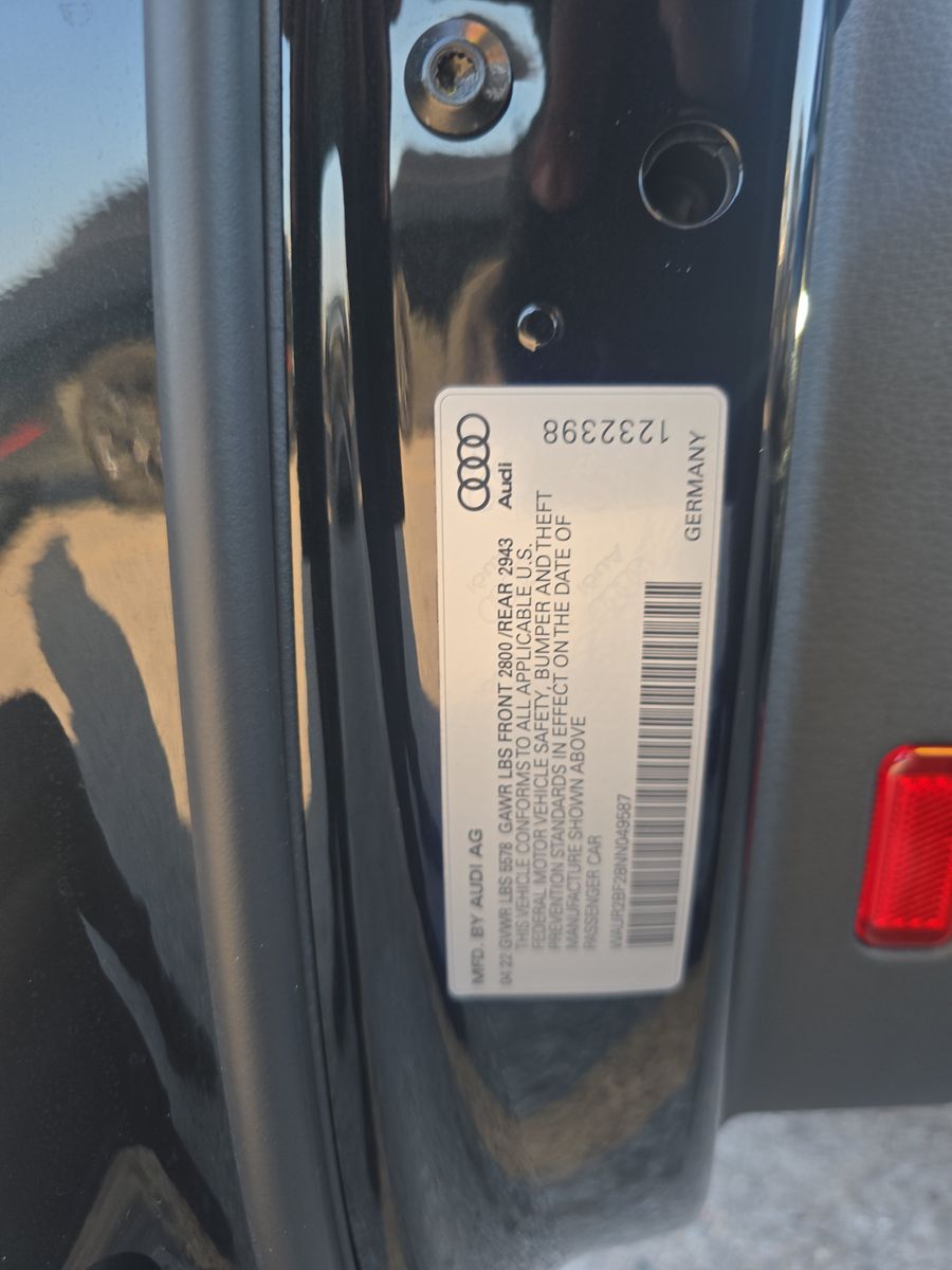 2022 Audi A7 Premium Plus AWD