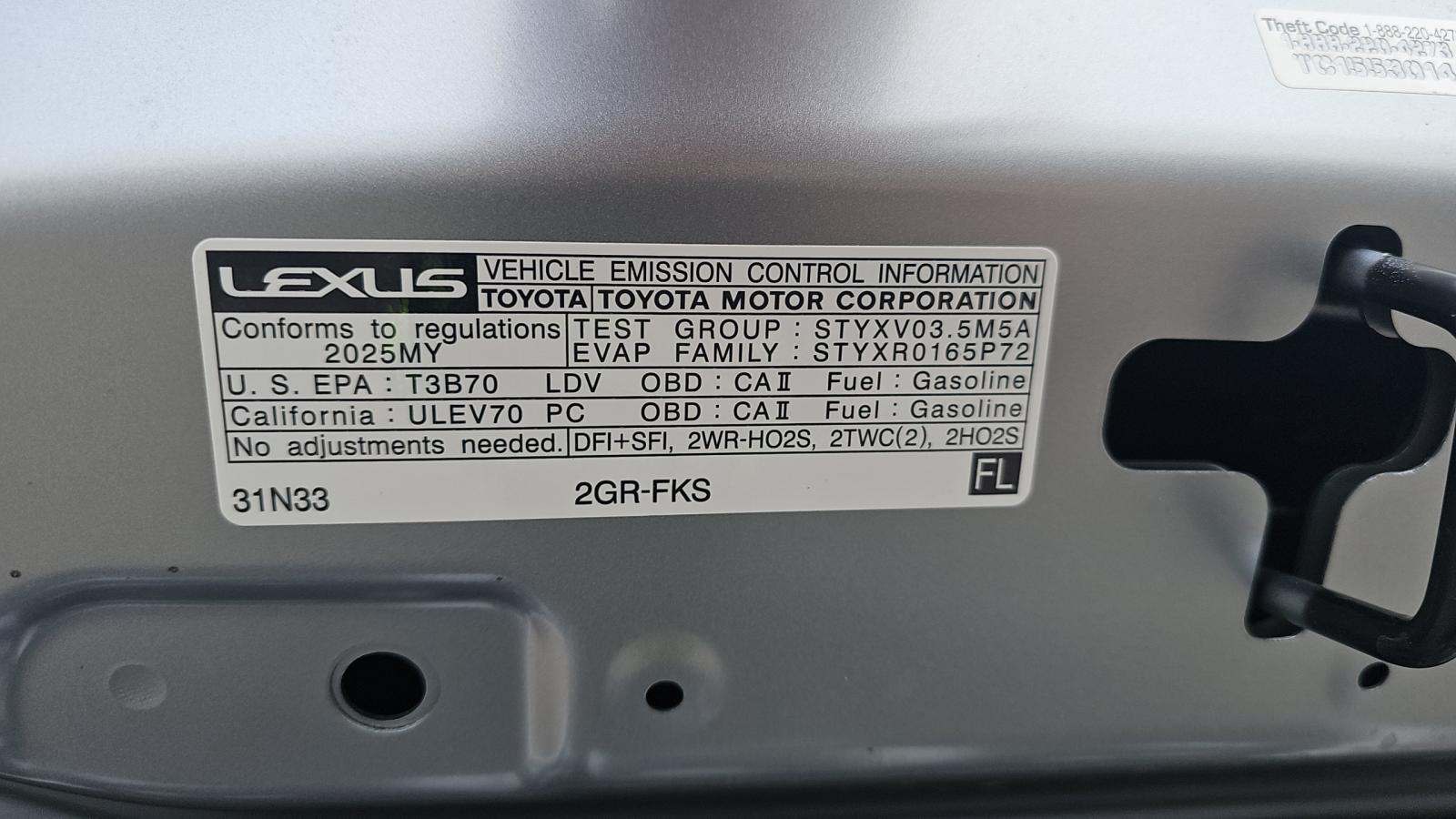 2025 Lexus IS IS 350 F SPORT RWD