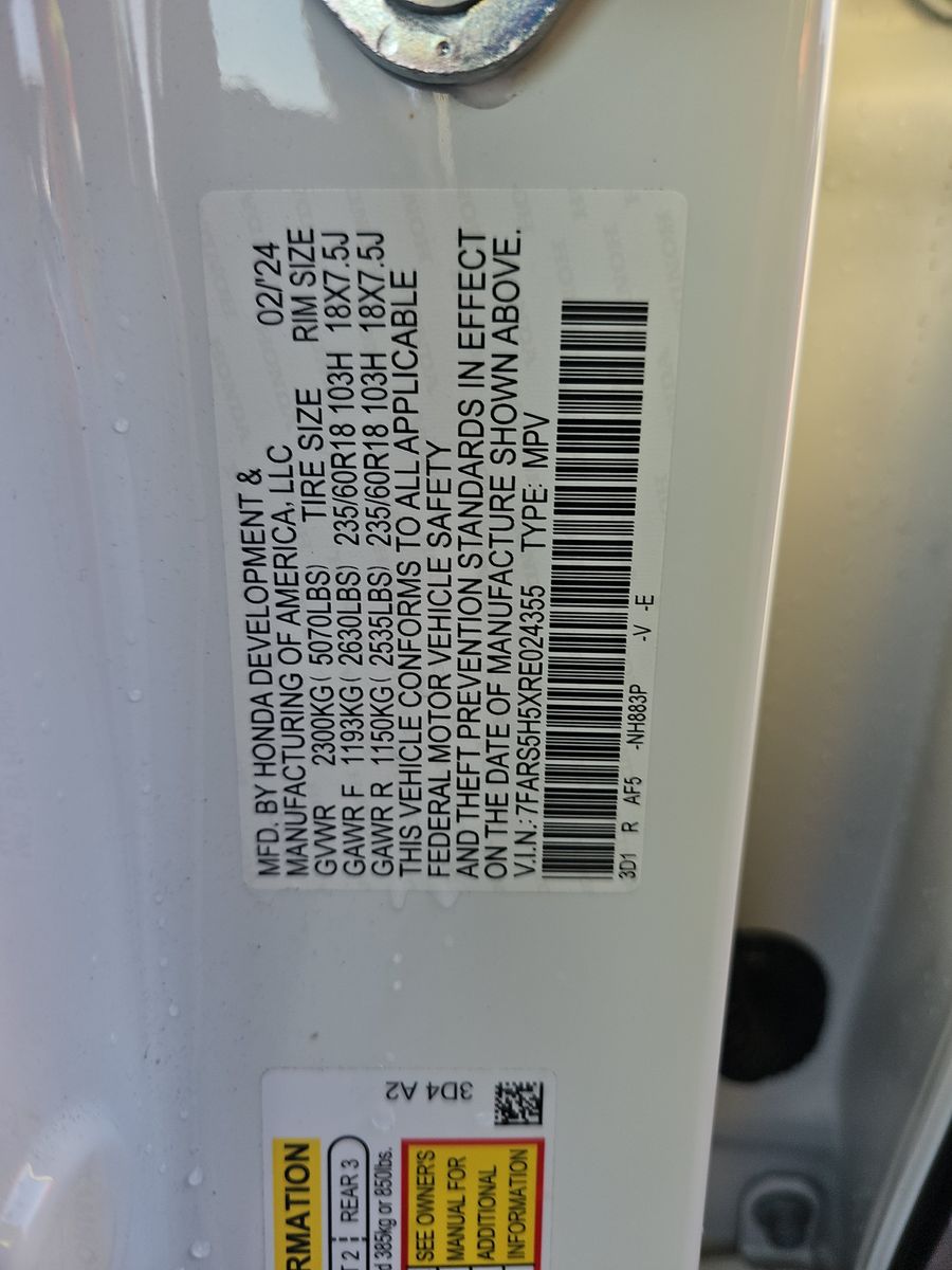 2024 Honda CR-V Hybrid Sport FWD