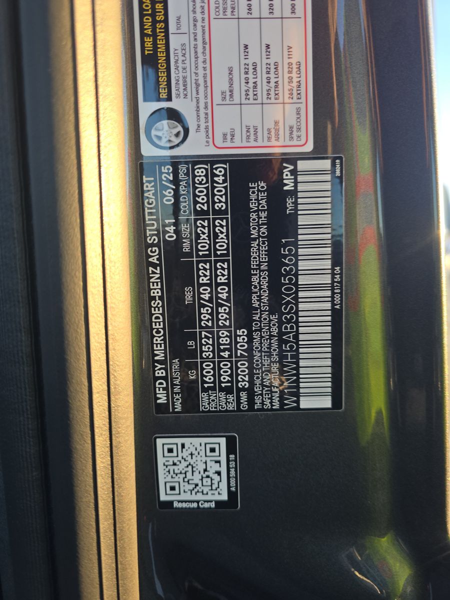 2025 Mercedes-Benz G-Class AMG G 63 AWD