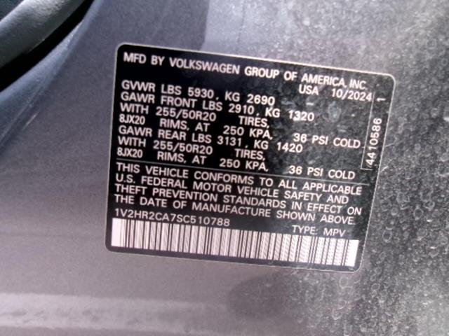 2025 Volkswagen Atlas 2.0T SE AWD