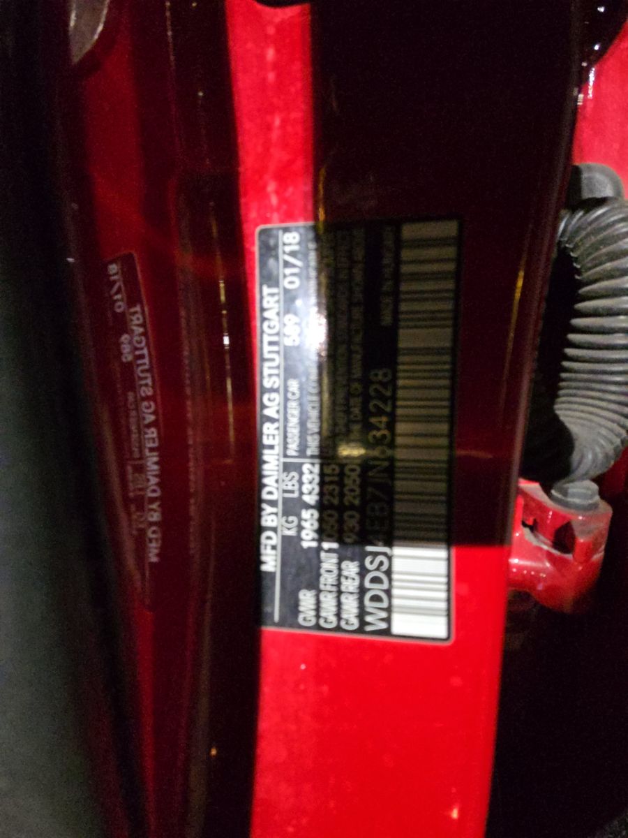 2018 Mercedes-Benz CLA CLA 250 FWD