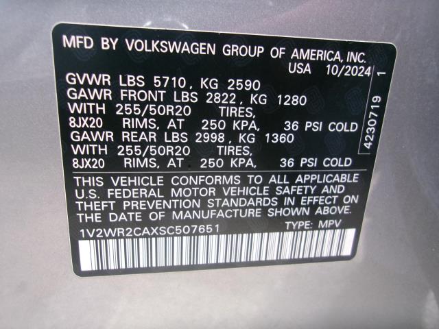 2025 Volkswagen Atlas 2.0T SE FWD