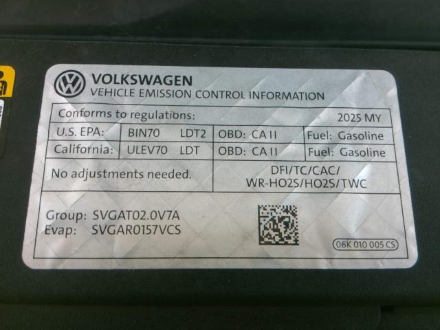 2025 Volkswagen Atlas 2.0T SE FWD