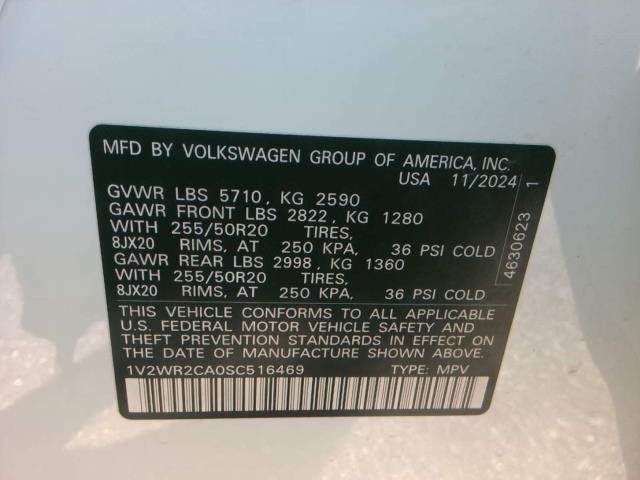 2025 Volkswagen Atlas 2.0T SE FWD