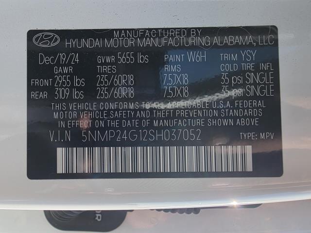 2025 Hyundai Santa Fe Hybrid SEL FWD