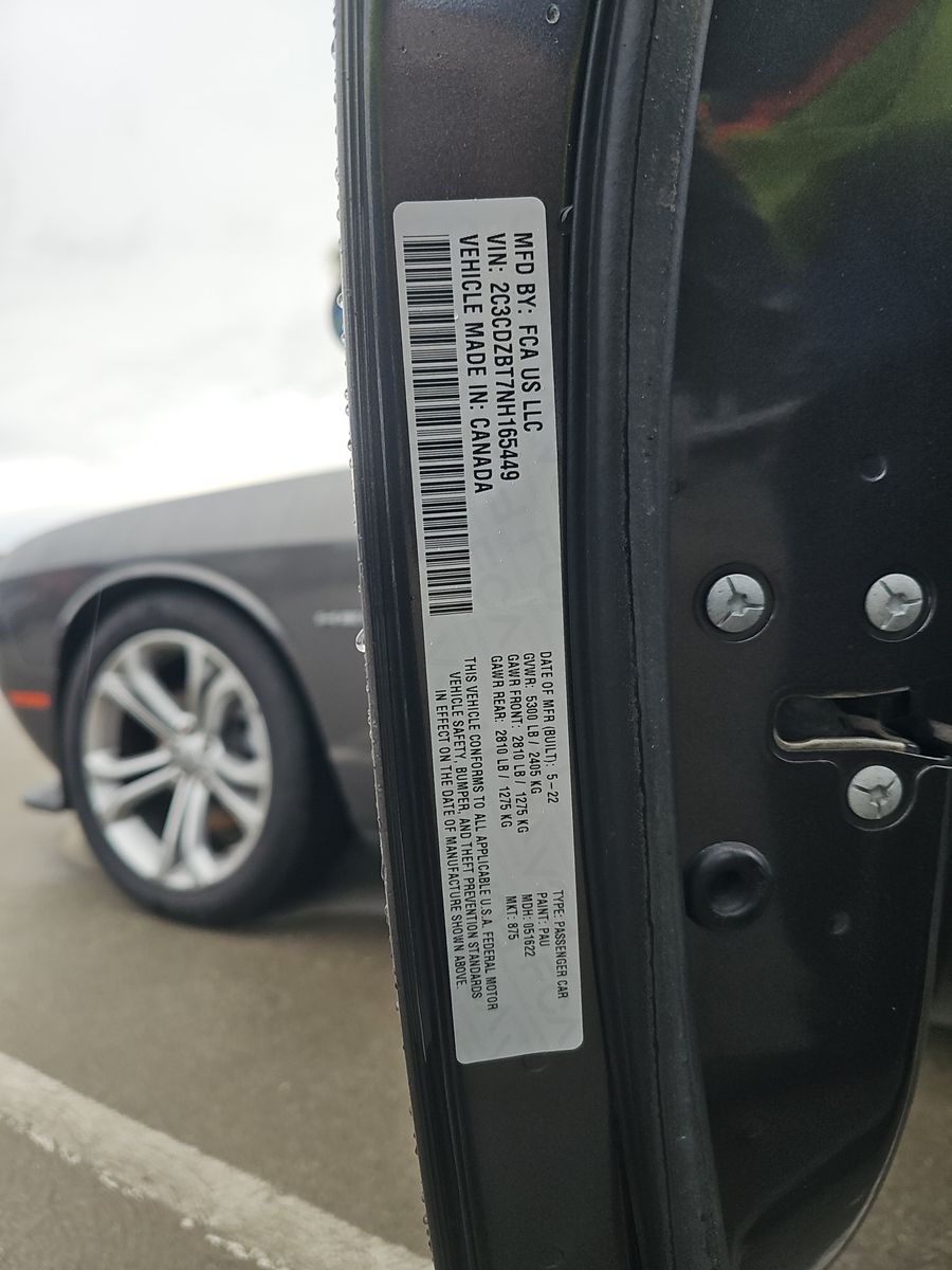 2022 Dodge Challenger R/T RWD