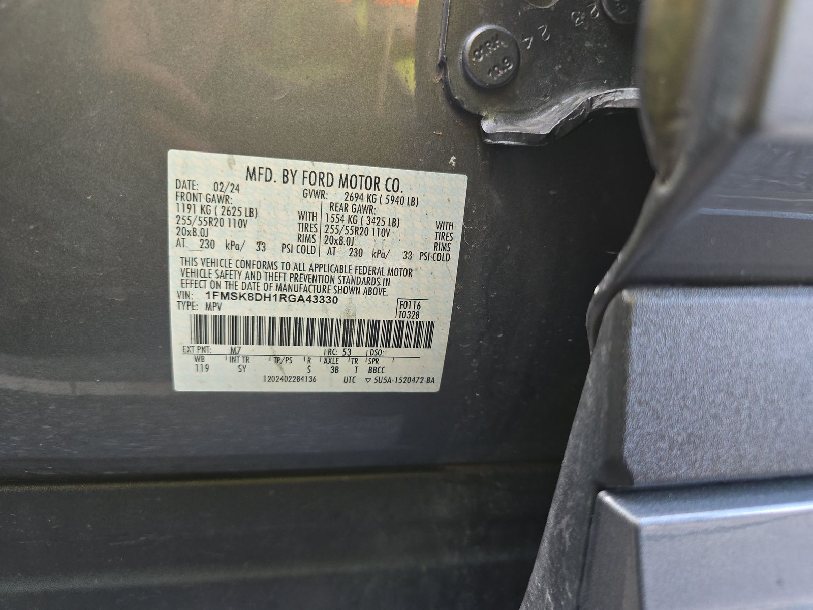 2024 Ford Explorer XLT AWD