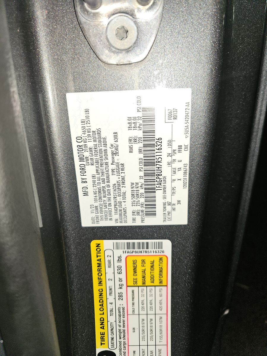 2024 Ford Mustang EcoBoost Premium RWD