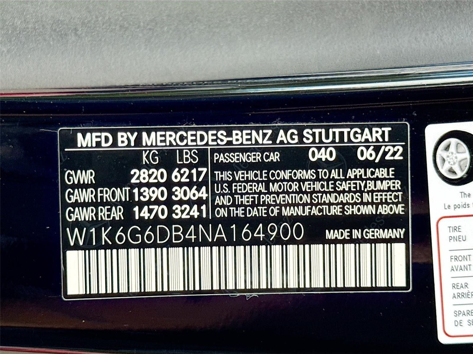 2022 Mercedes-Benz S-Class S 500 AWD