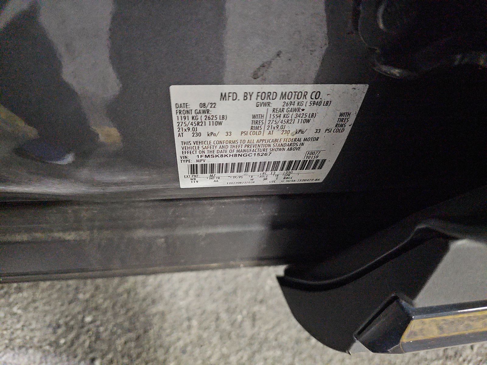 2022 Ford Explorer ST-Line AWD