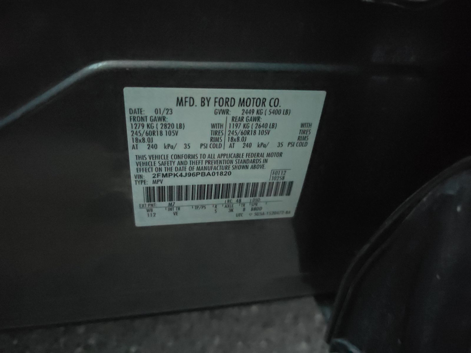 2023 Ford Edge SEL AWD