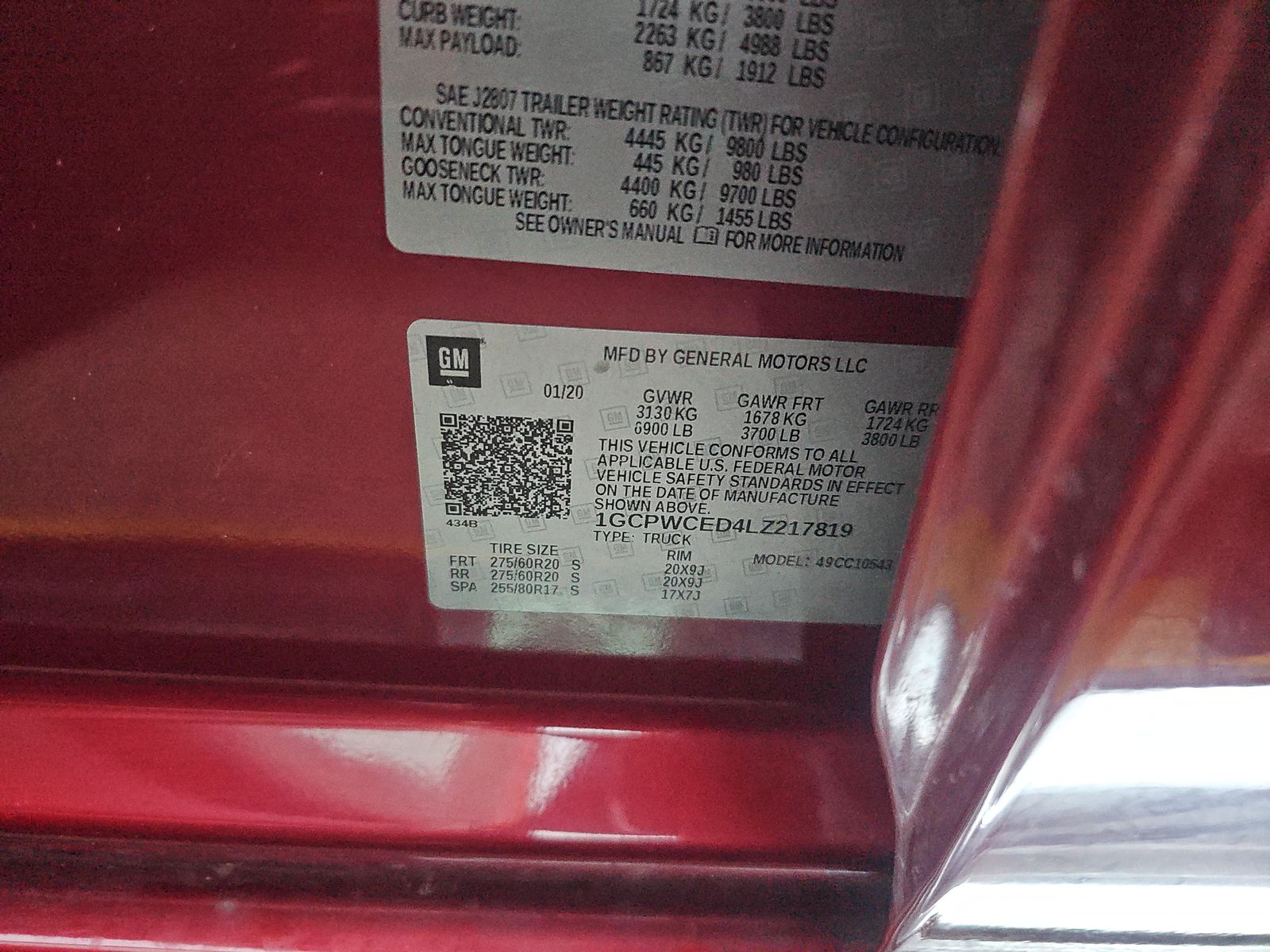 2020 Chevrolet Silverado 1500 LT RWD