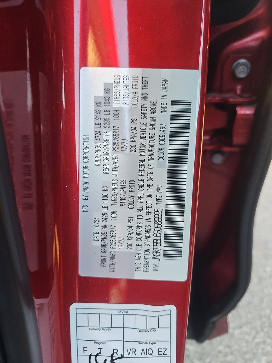 2025 MAZDA CX-5 2.5 S Select Package AWD