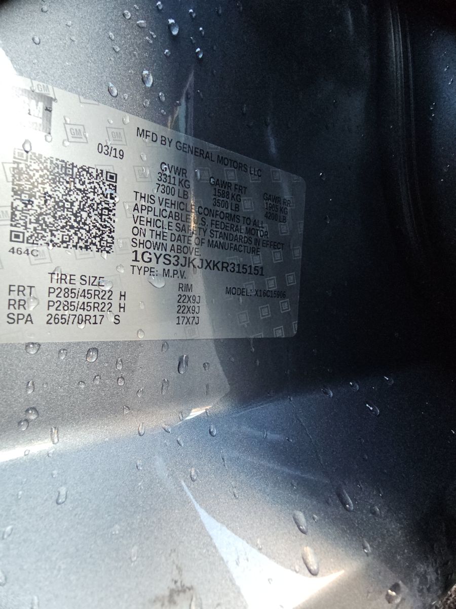 2019 Cadillac Escalade ESV Premium Luxury RWD