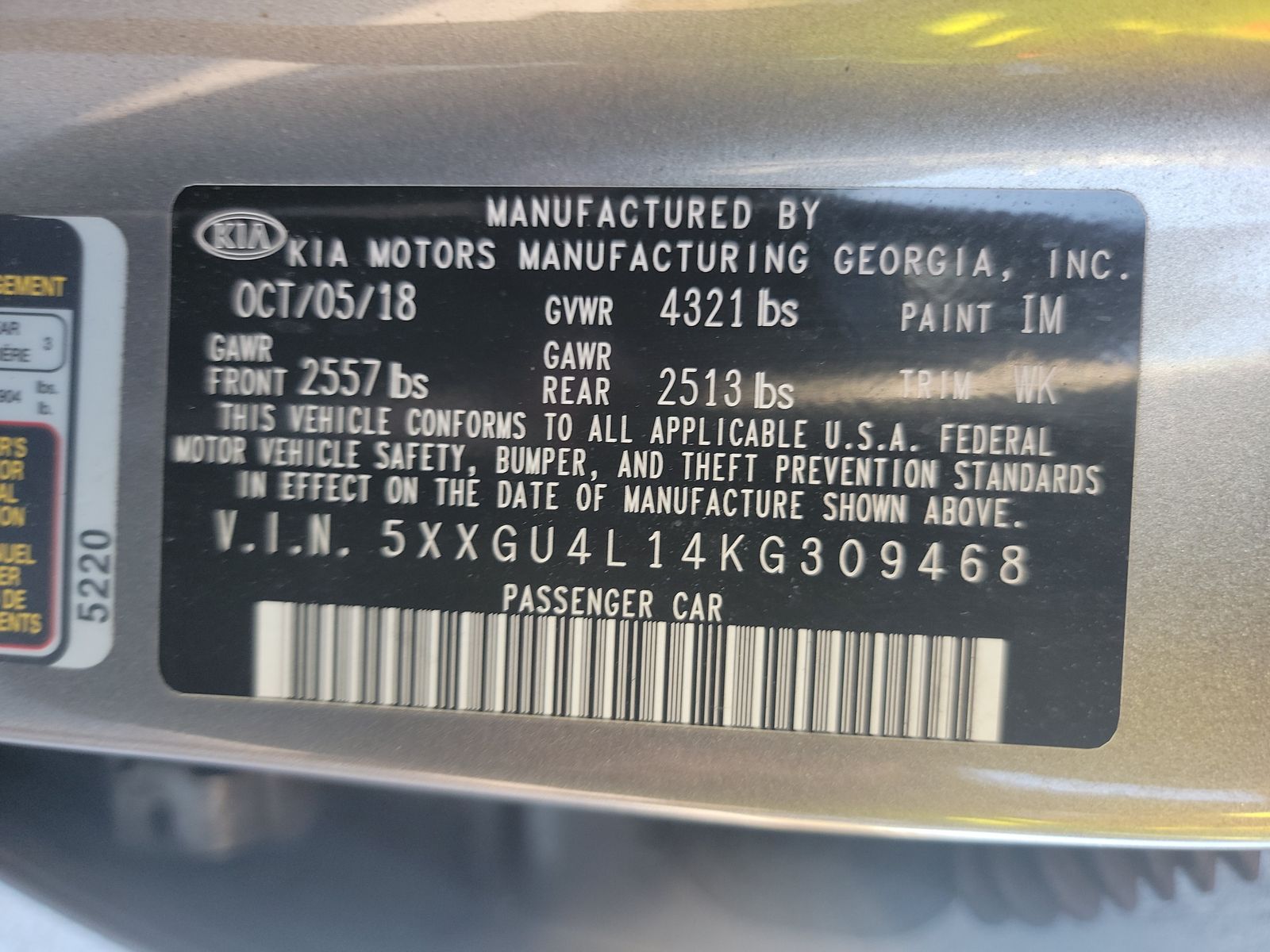 2019 Kia Optima EX FWD