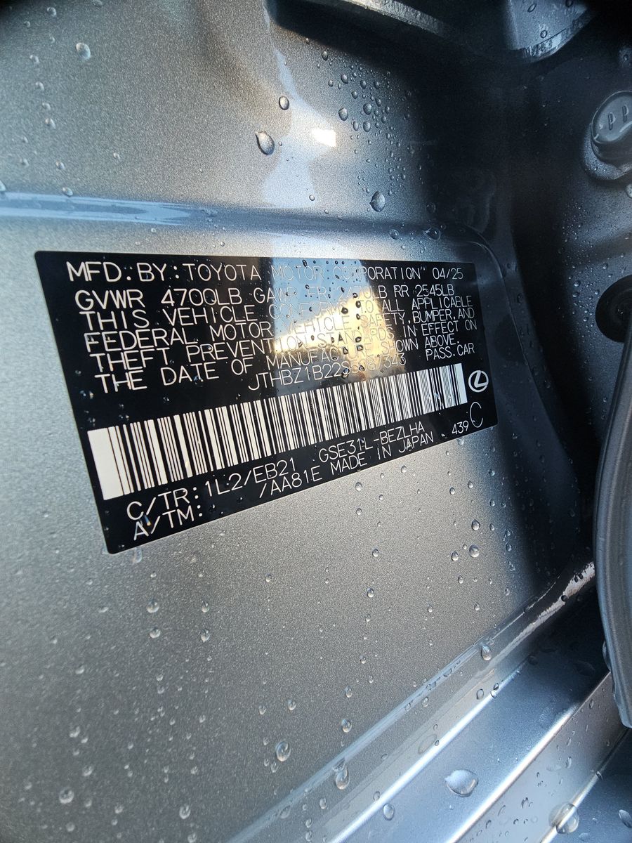 2025 Lexus IS IS 350 F SPORT Design RWD