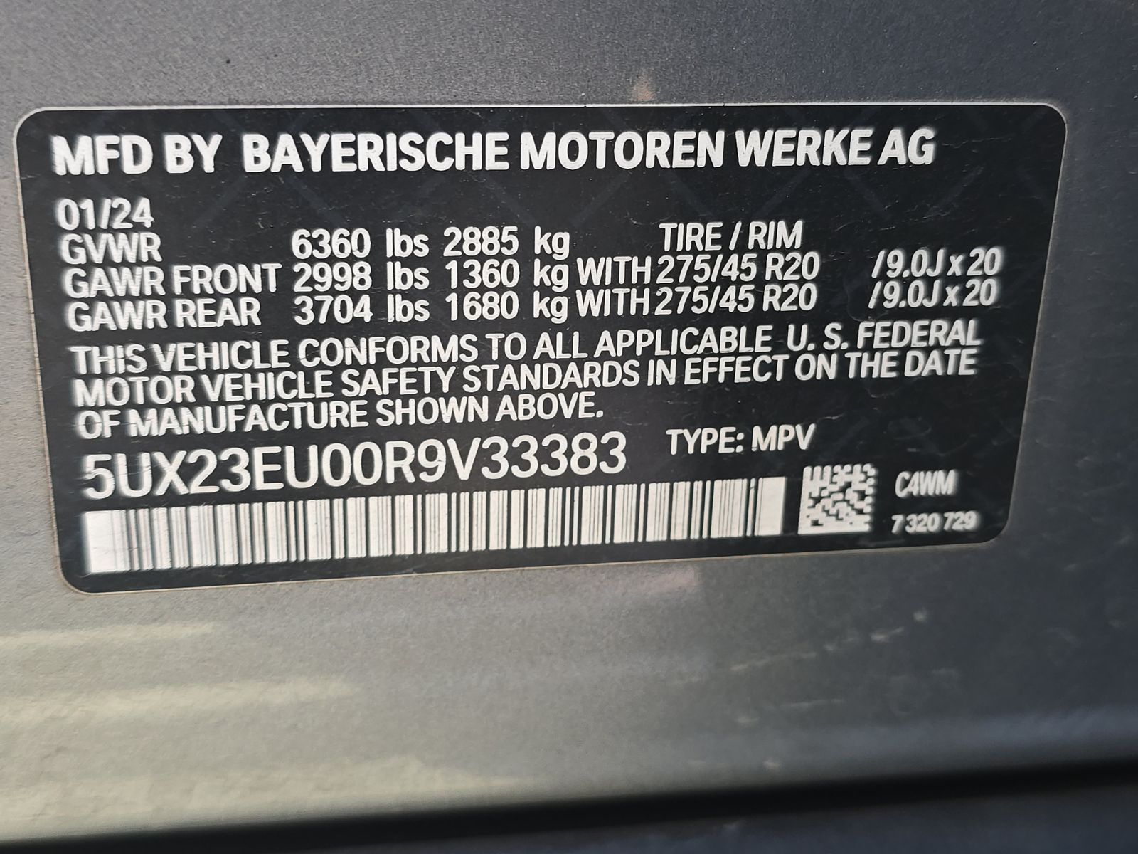 2024 BMW X5 xDrive40i AWD