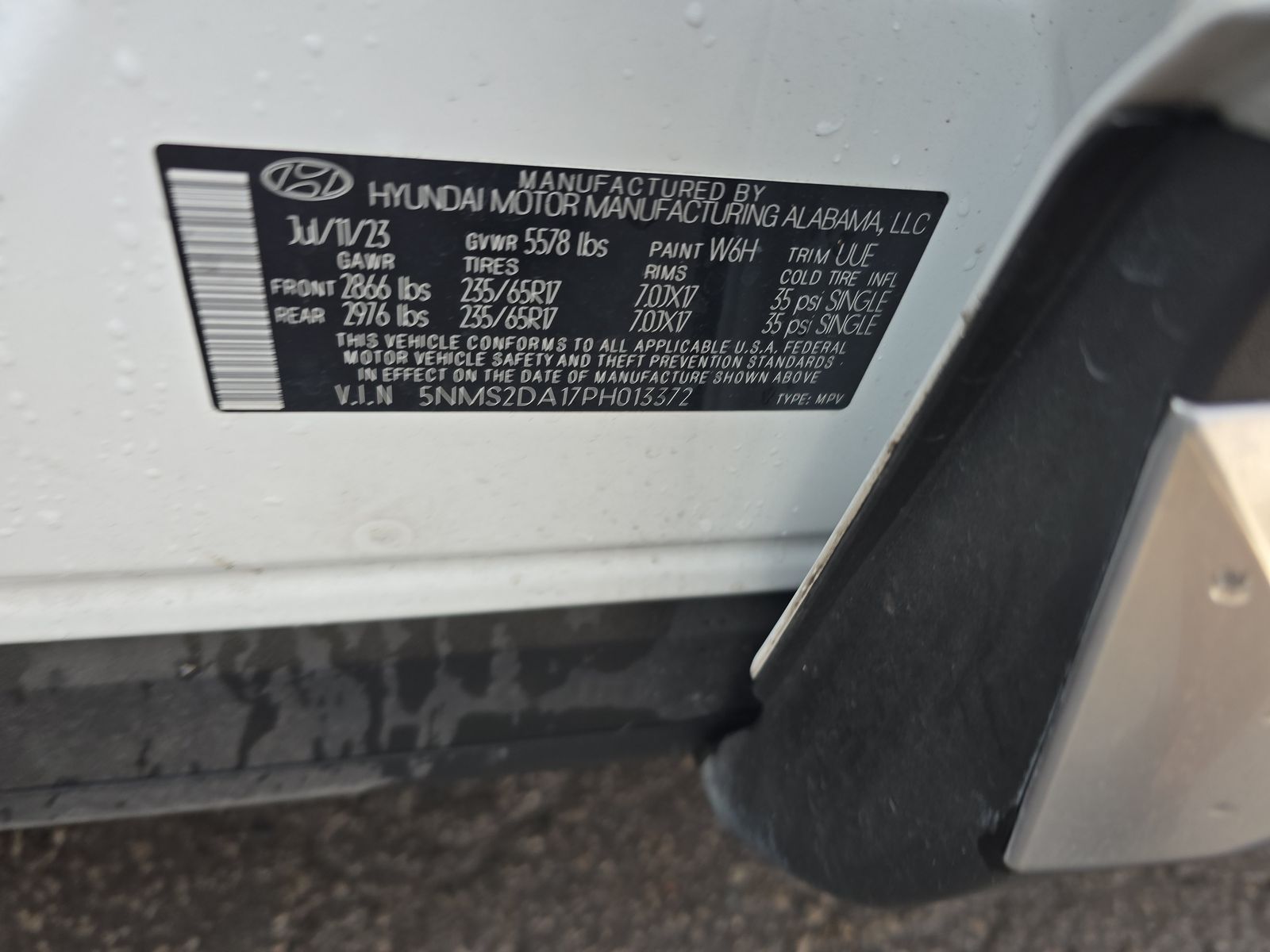 2023 Hyundai Santa Fe Hybrid Blue AWD