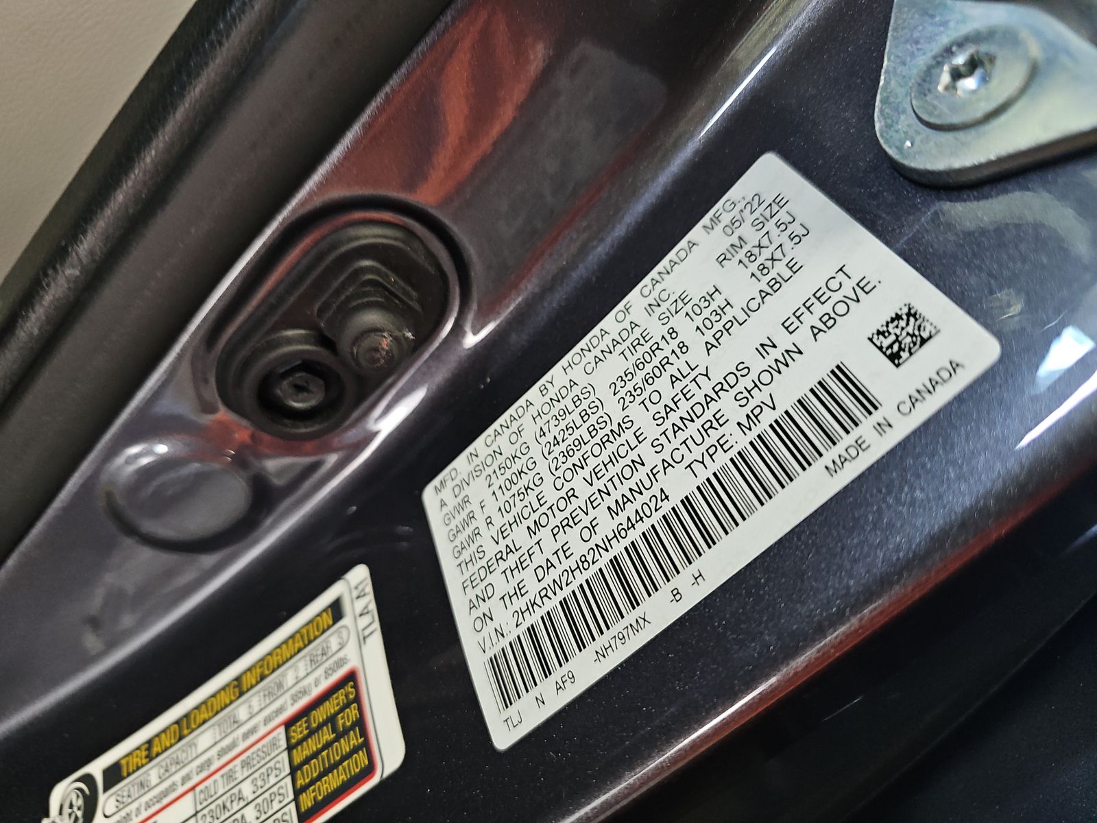 2022 Honda CR-V EX-L AWD