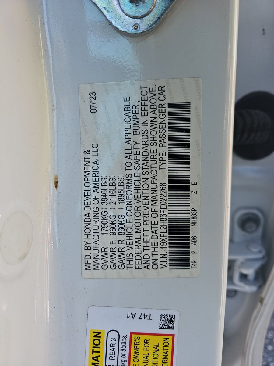 2023 Honda Civic Sport FWD