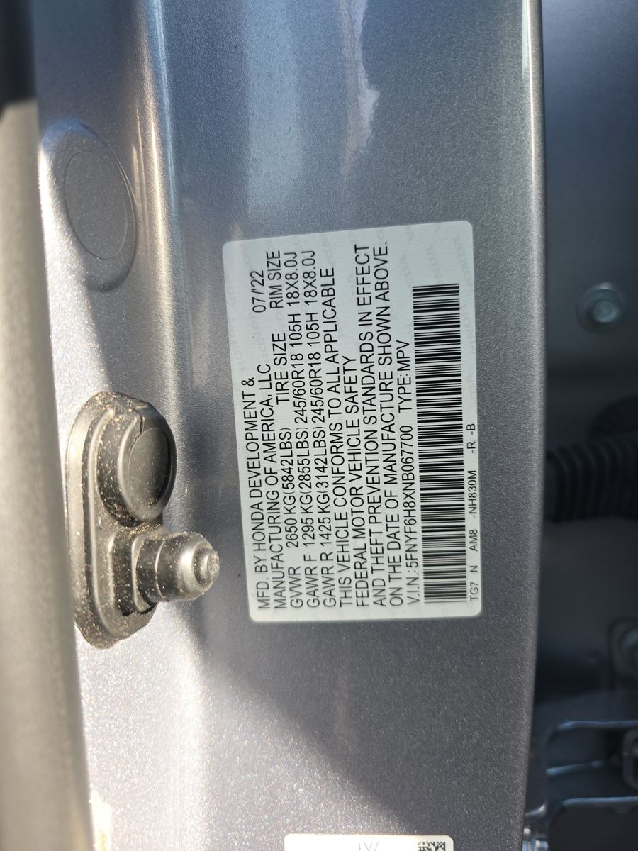 2022 Honda Pilot TrailSport AWD