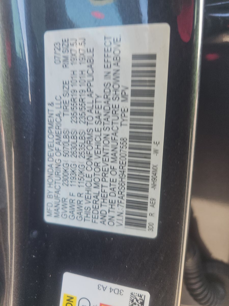 2024 Honda CR-V Hybrid Sport Touring AWD