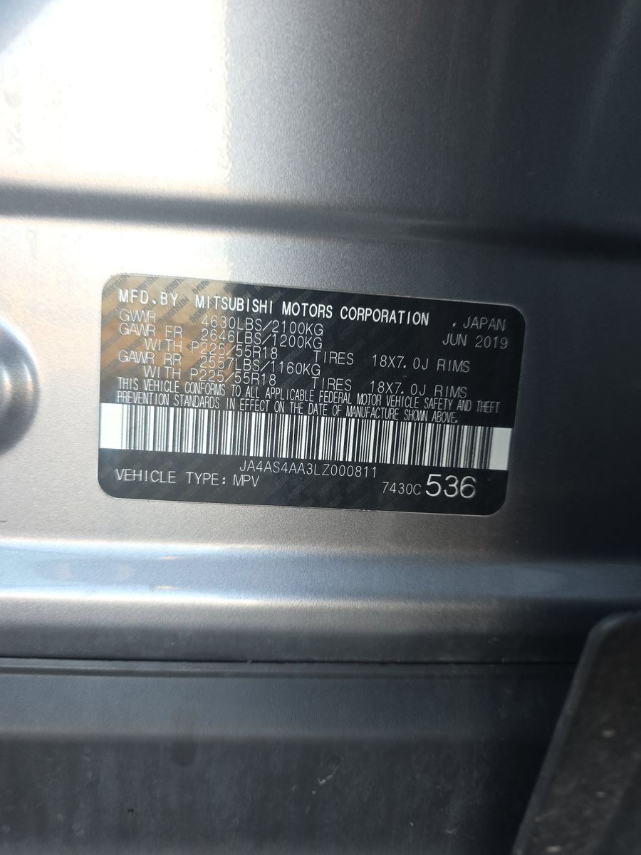 2020 Mitsubishi Eclipse Cross SE FWD